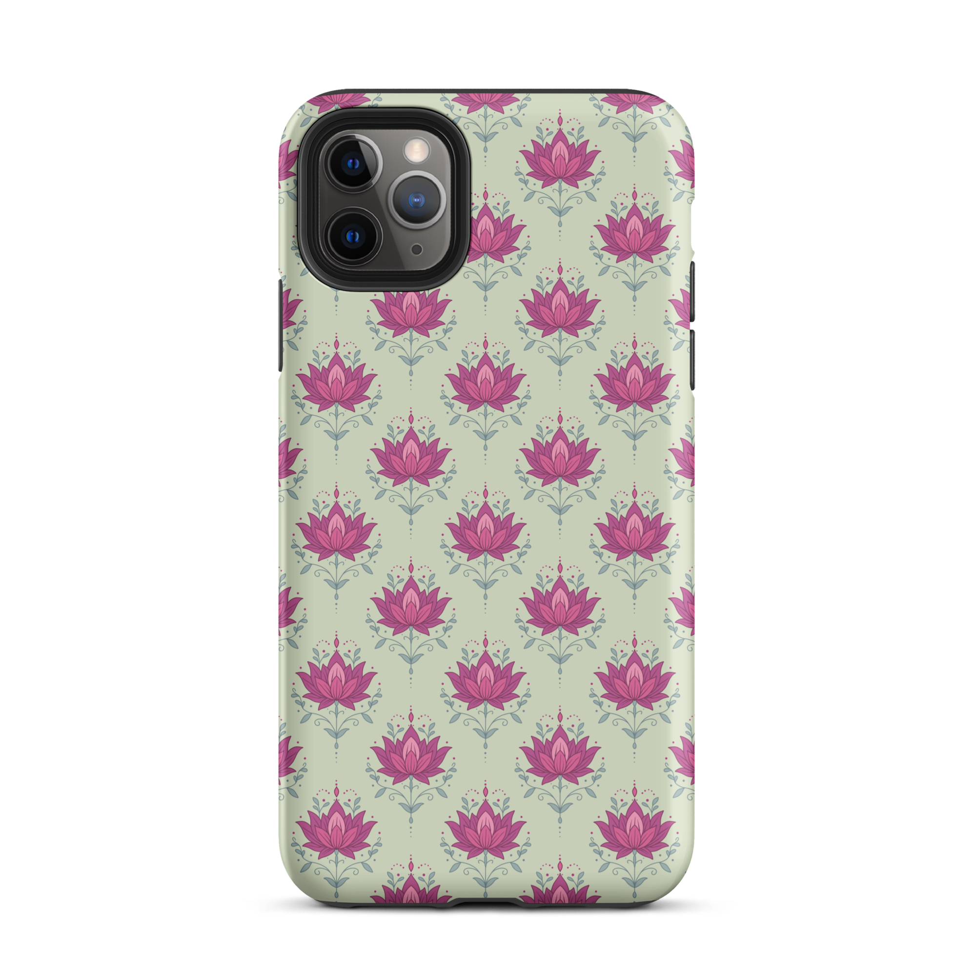 Green Lotus Tough Case for iPhone®