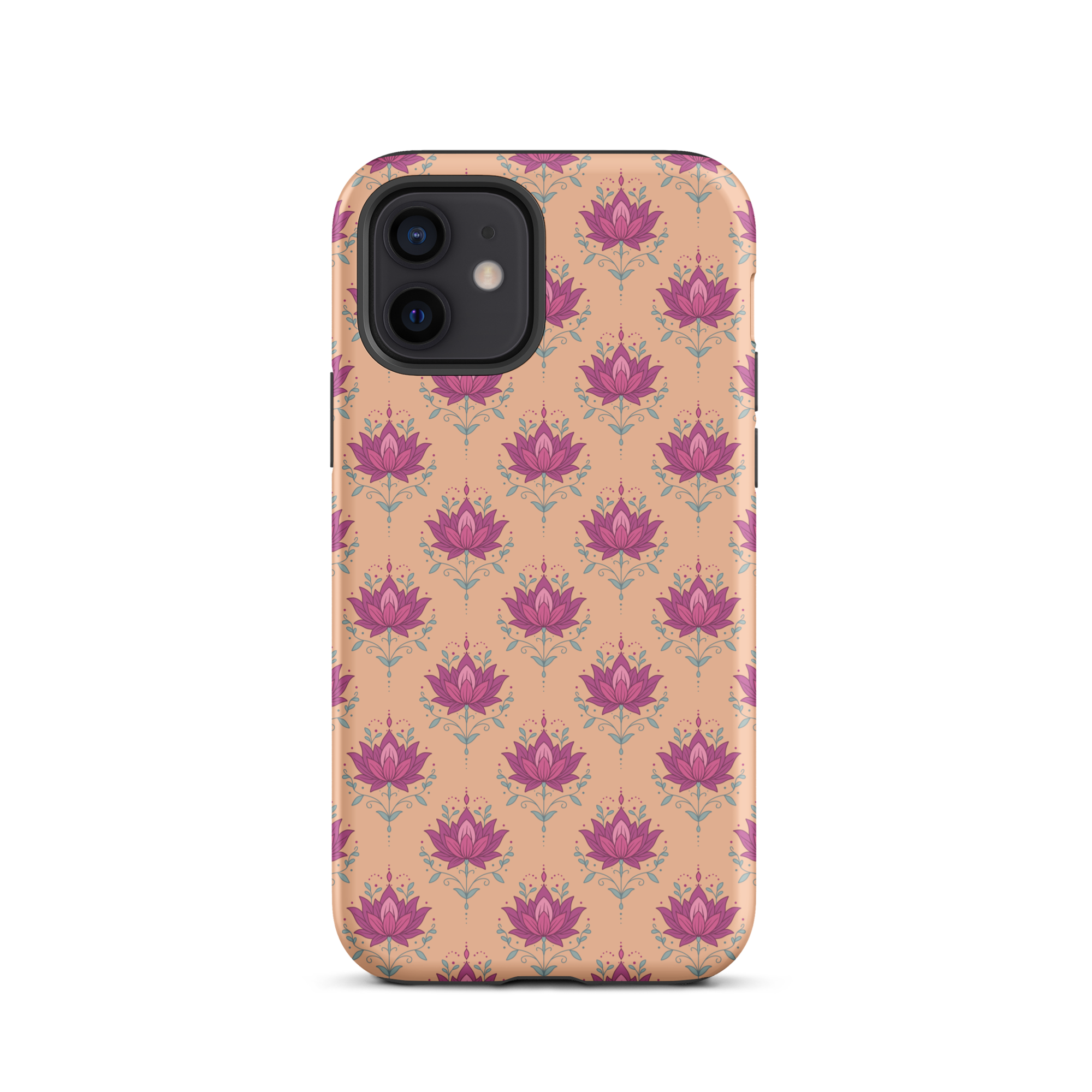 Orange Lotus Tough Case for iPhone®