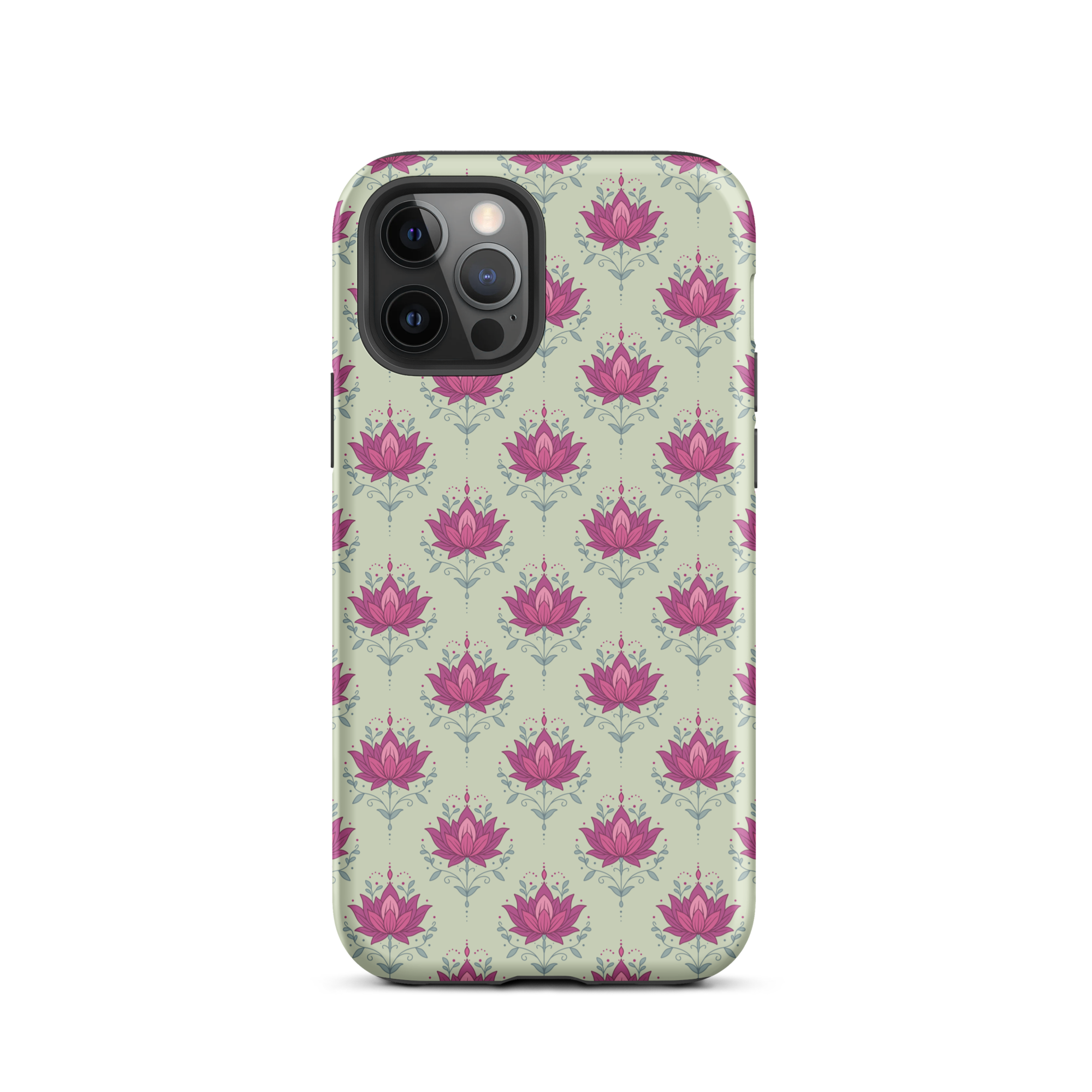 Green Lotus Tough Case for iPhone®