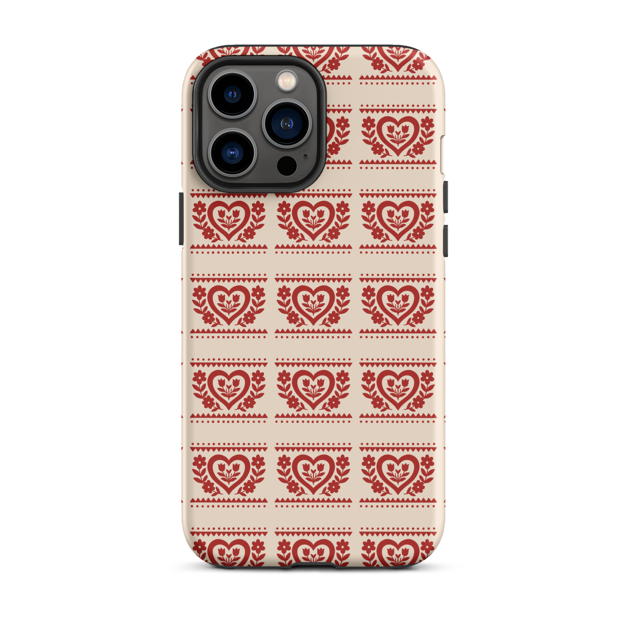 Folk Heart Tough Case for iPhone®