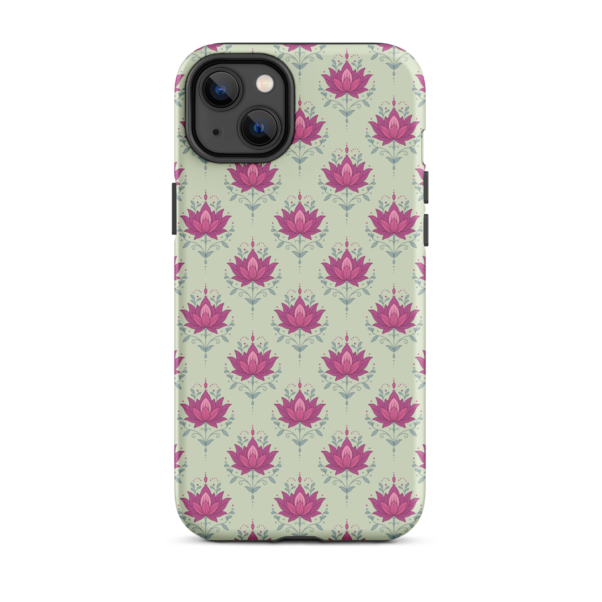 Green Lotus Tough Case for iPhone®