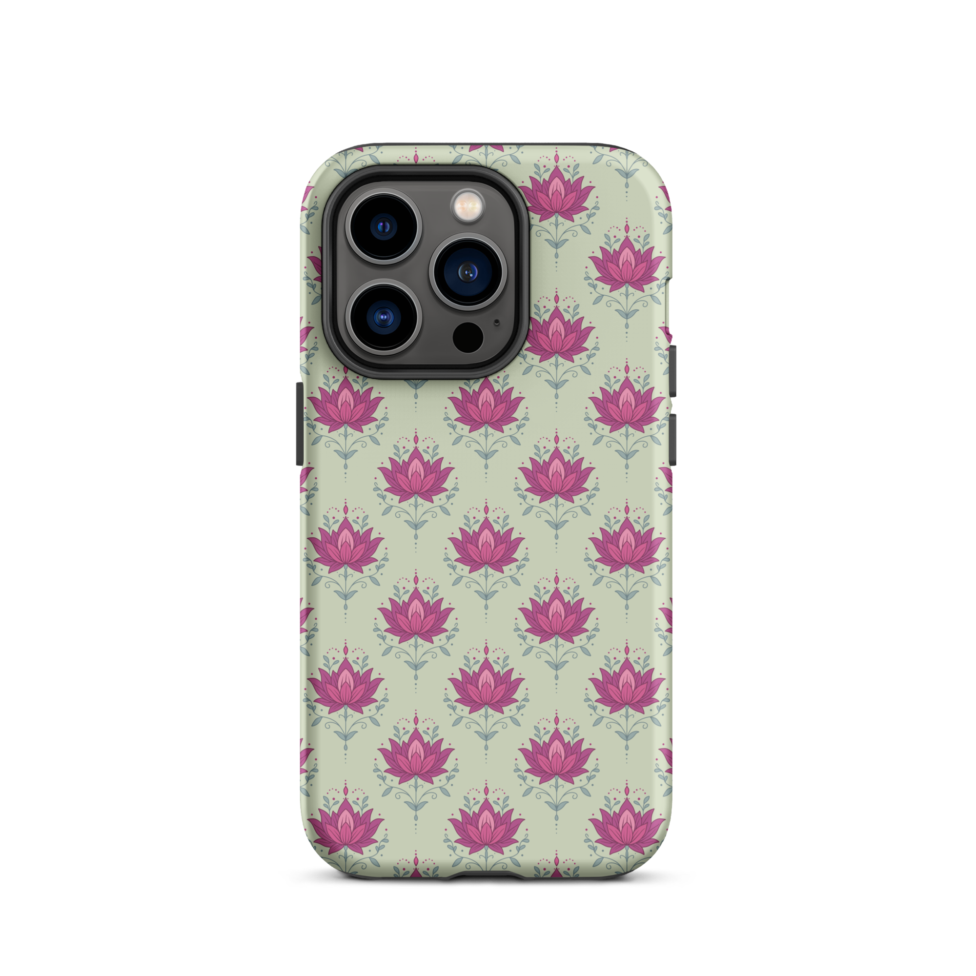 Green Lotus Tough Case for iPhone®