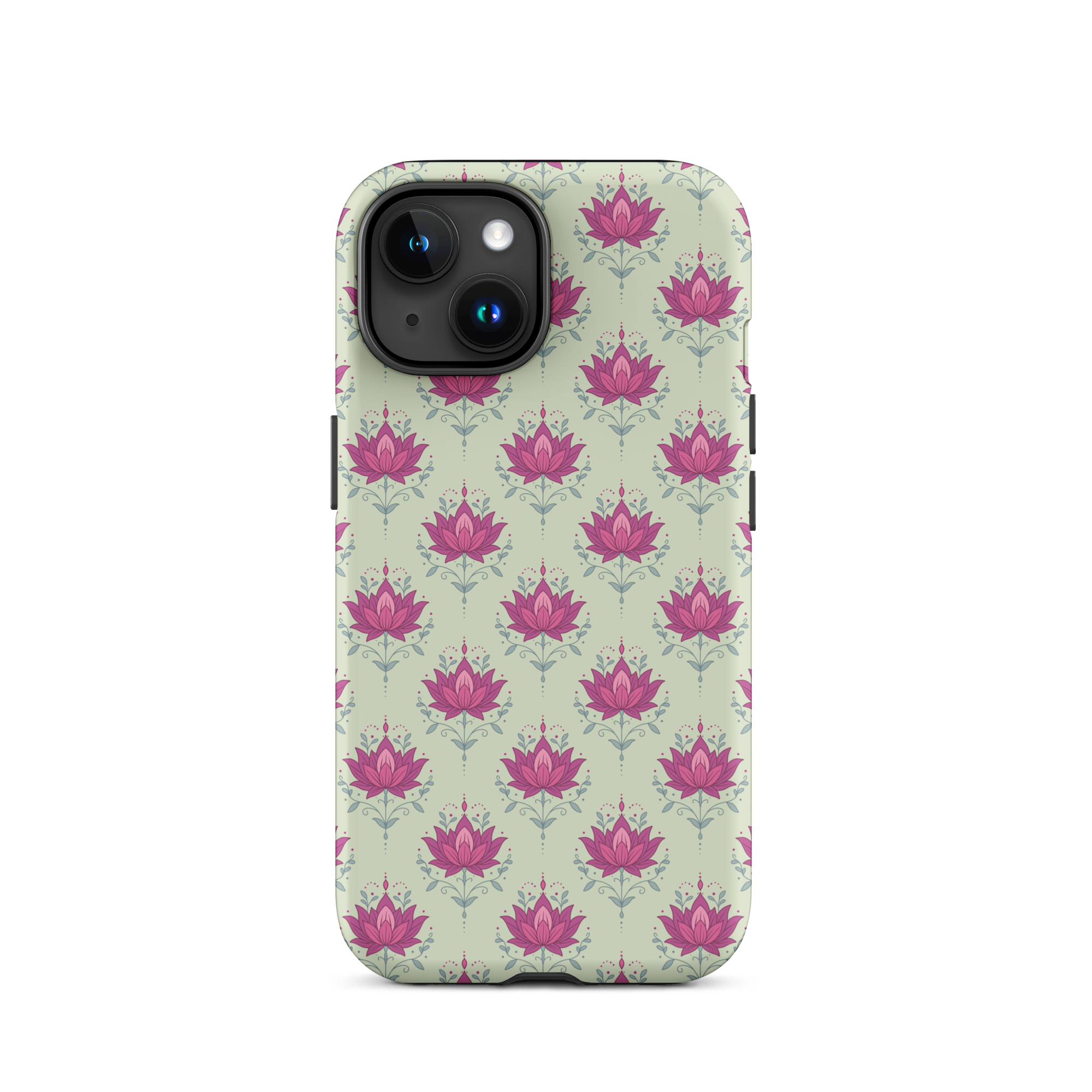 Green Lotus Tough Case for iPhone®