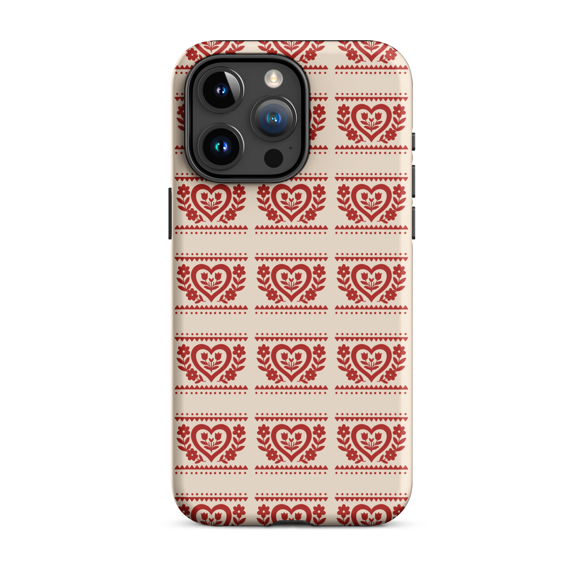 Folk Heart Tough Case for iPhone®