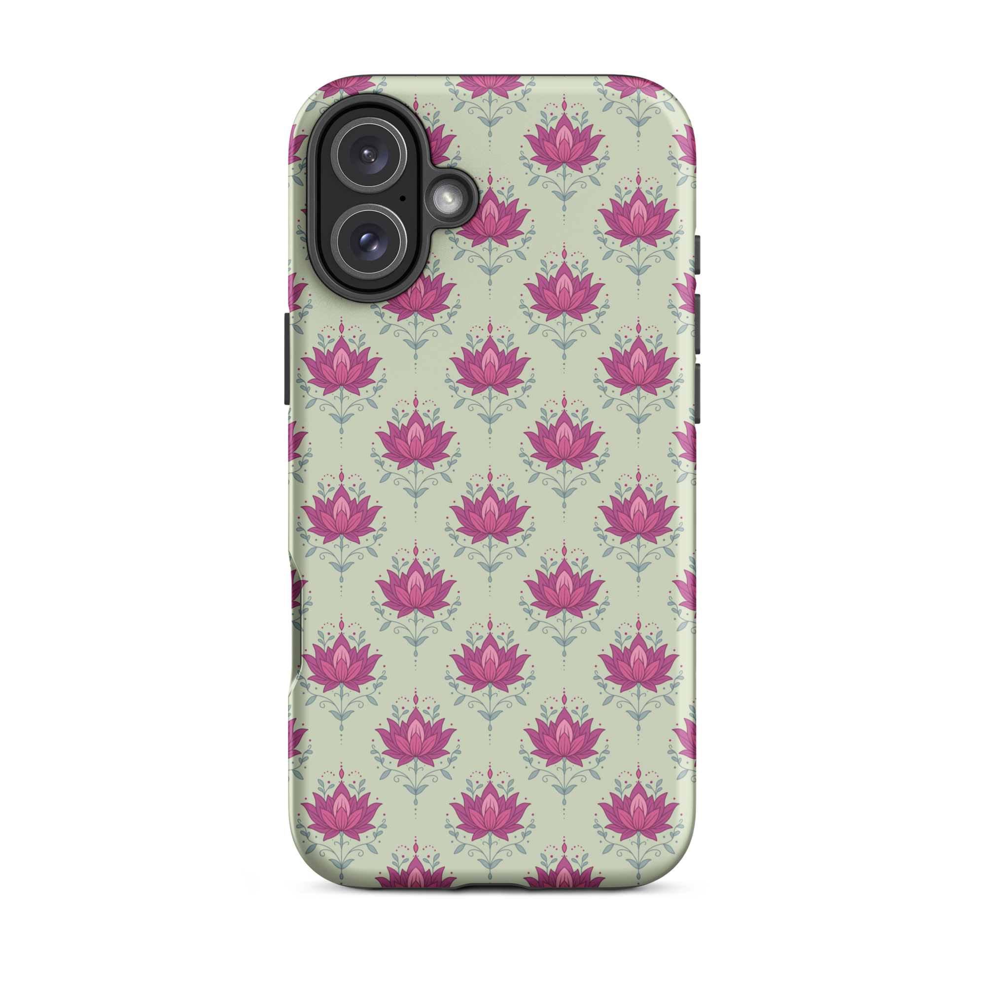 Green Lotus Tough Case for iPhone®