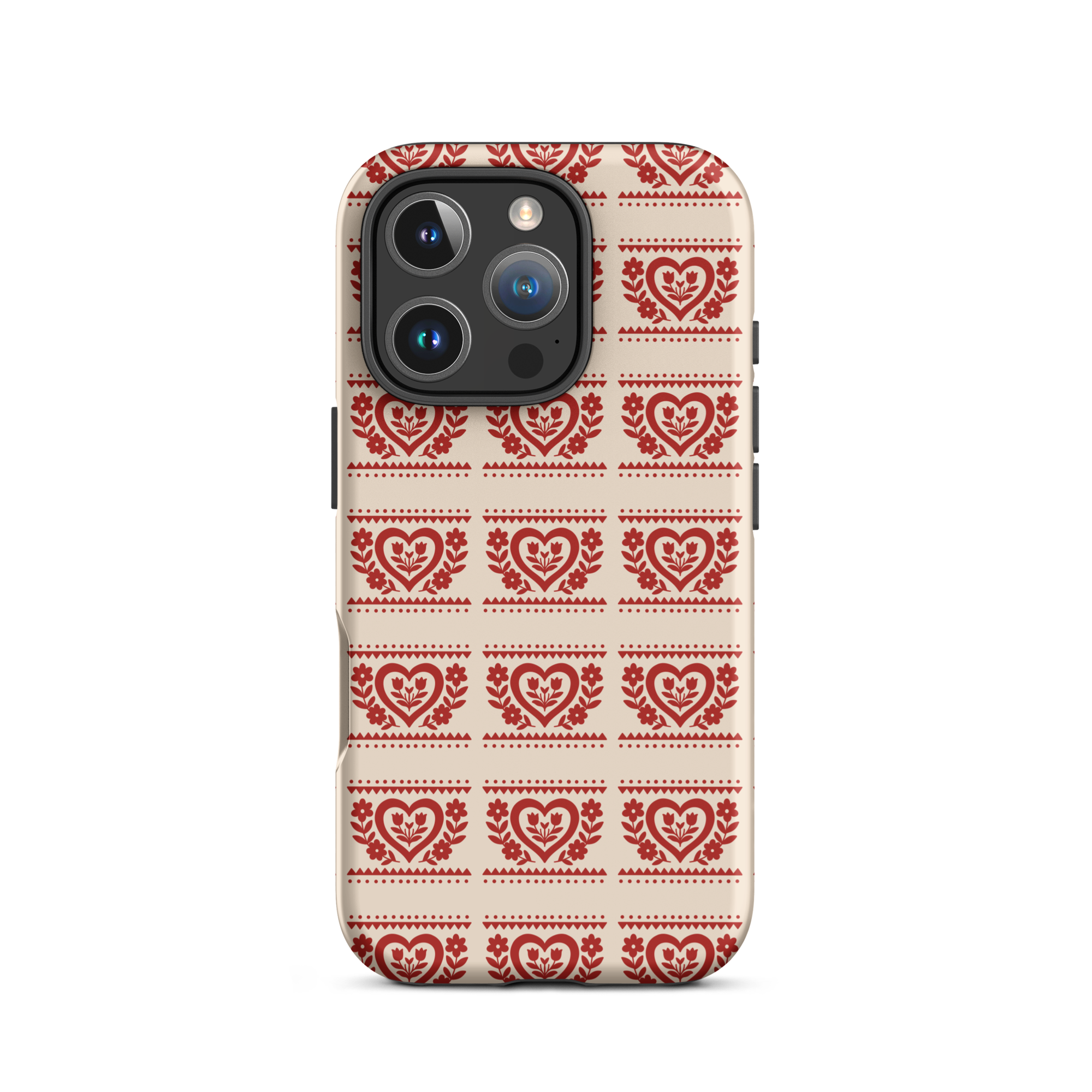 Folk Heart Tough Case for iPhone®