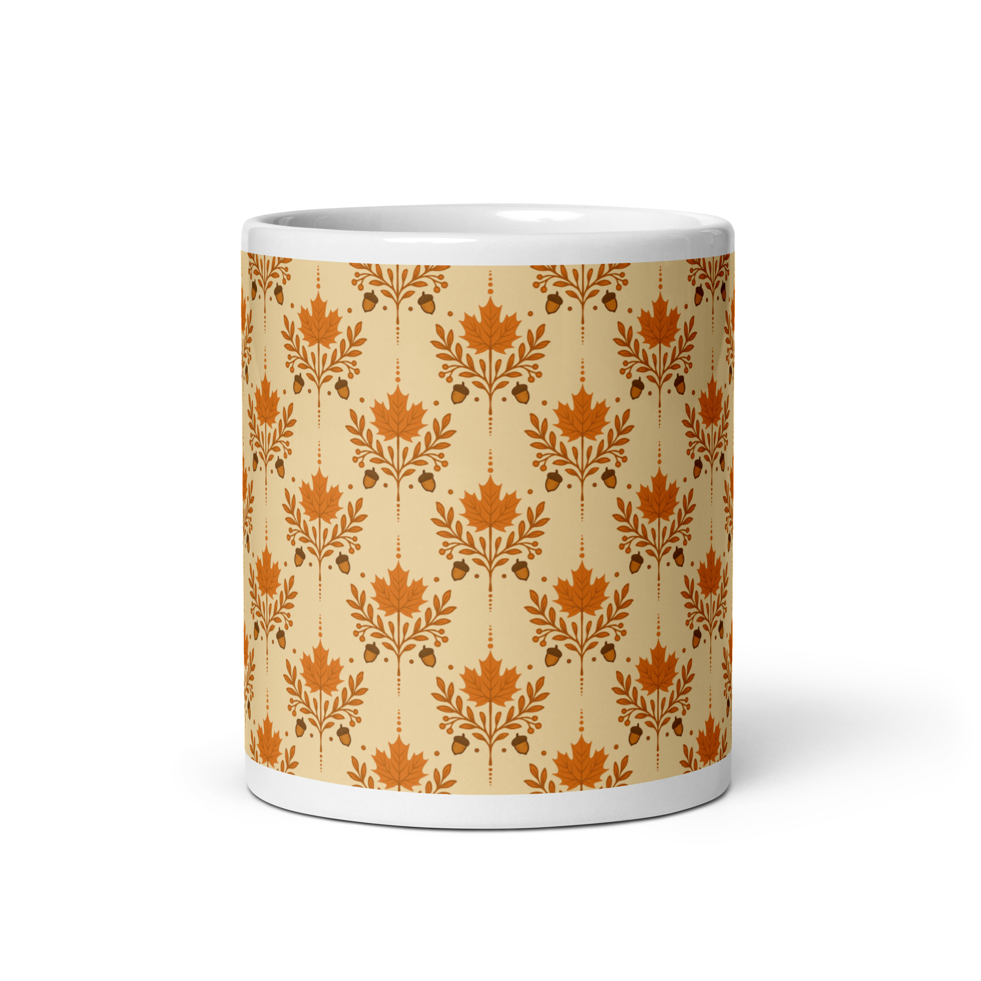 Orange Autumn glossy mug