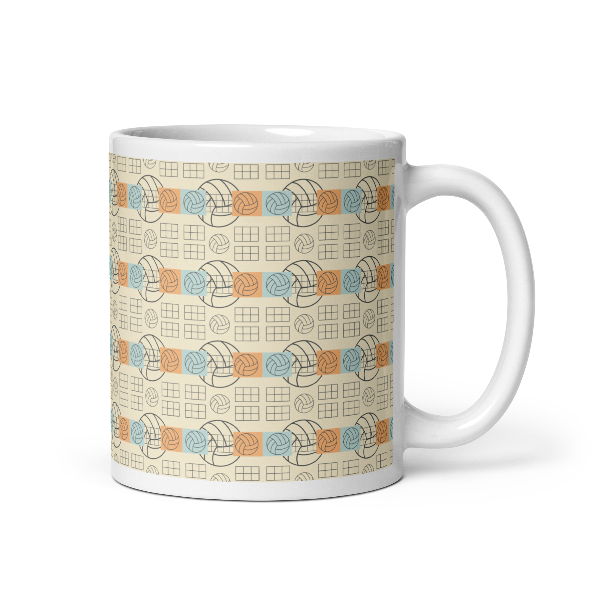 Volleyball Glossy Mug