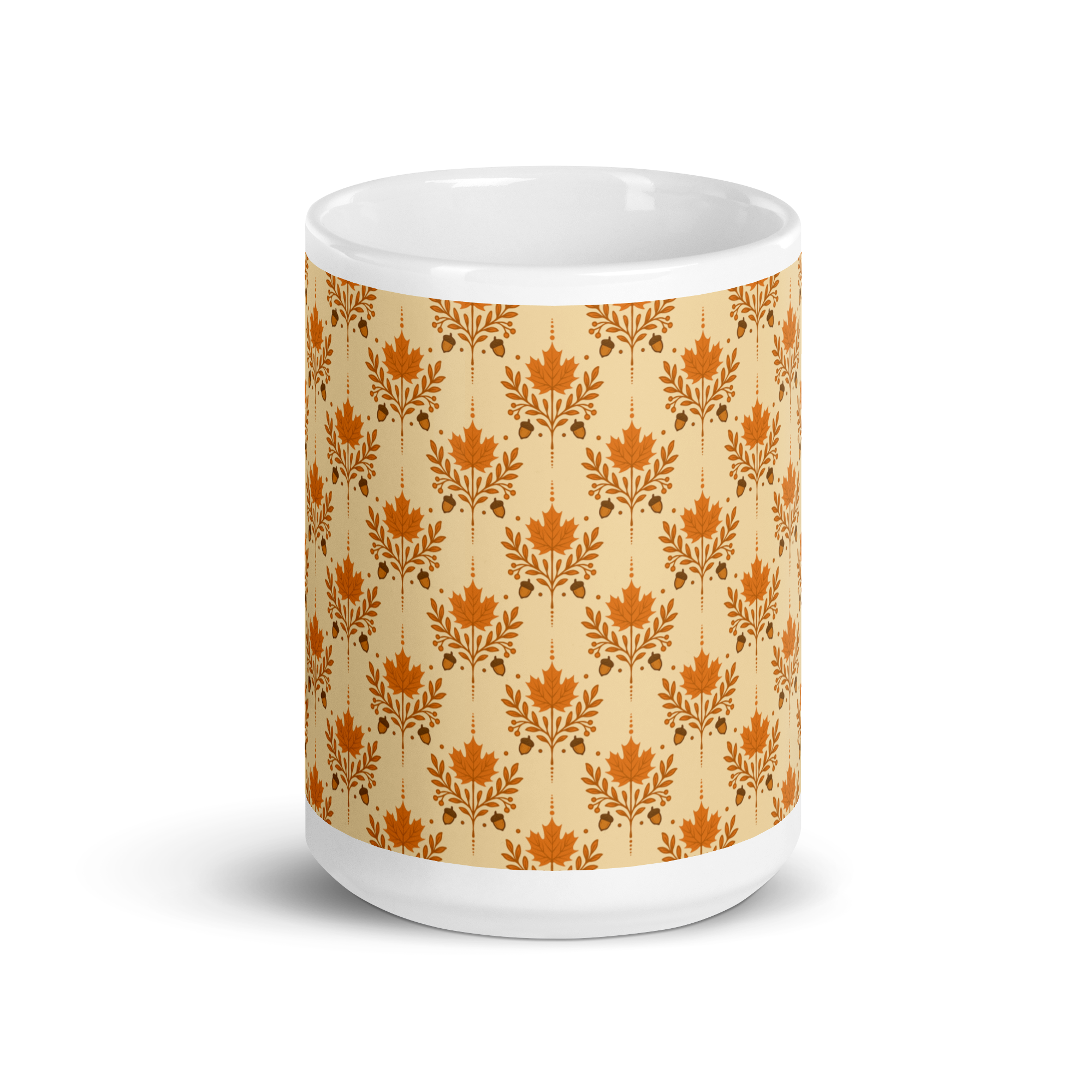 Orange Autumn glossy mug