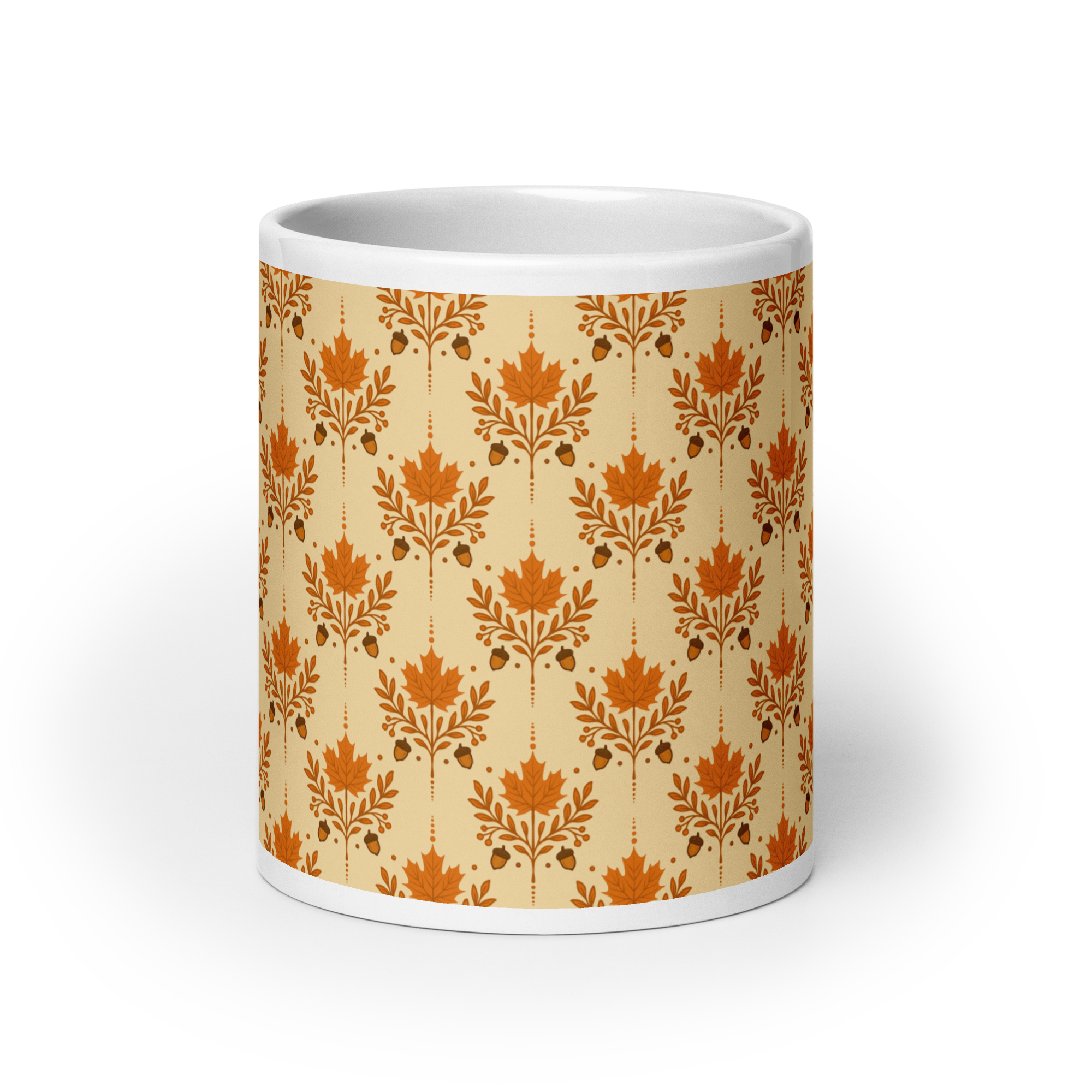 Orange Autumn glossy mug