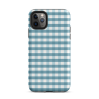 Blue Gingham Tough Case for iPhone®