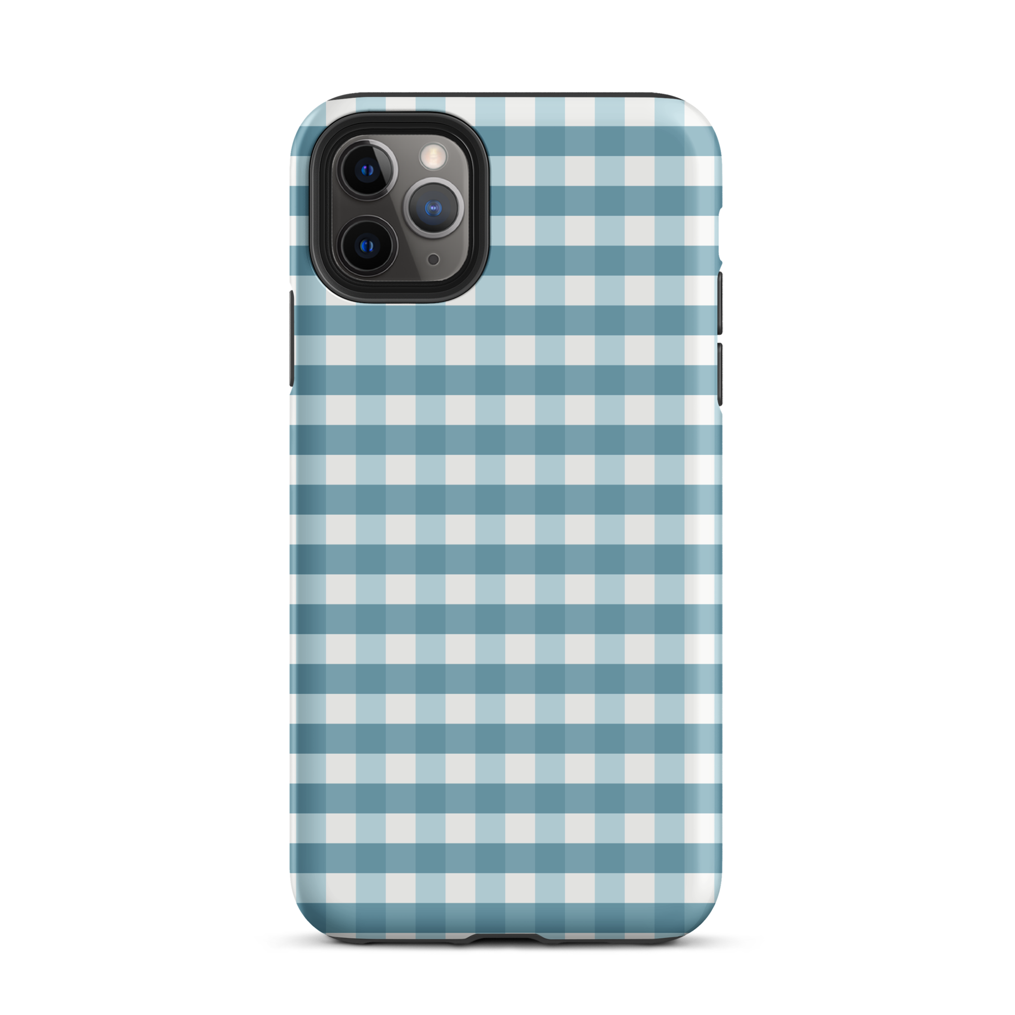 Blue Gingham Tough Case for iPhone®
