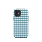 Blue Gingham Tough Case for iPhone®