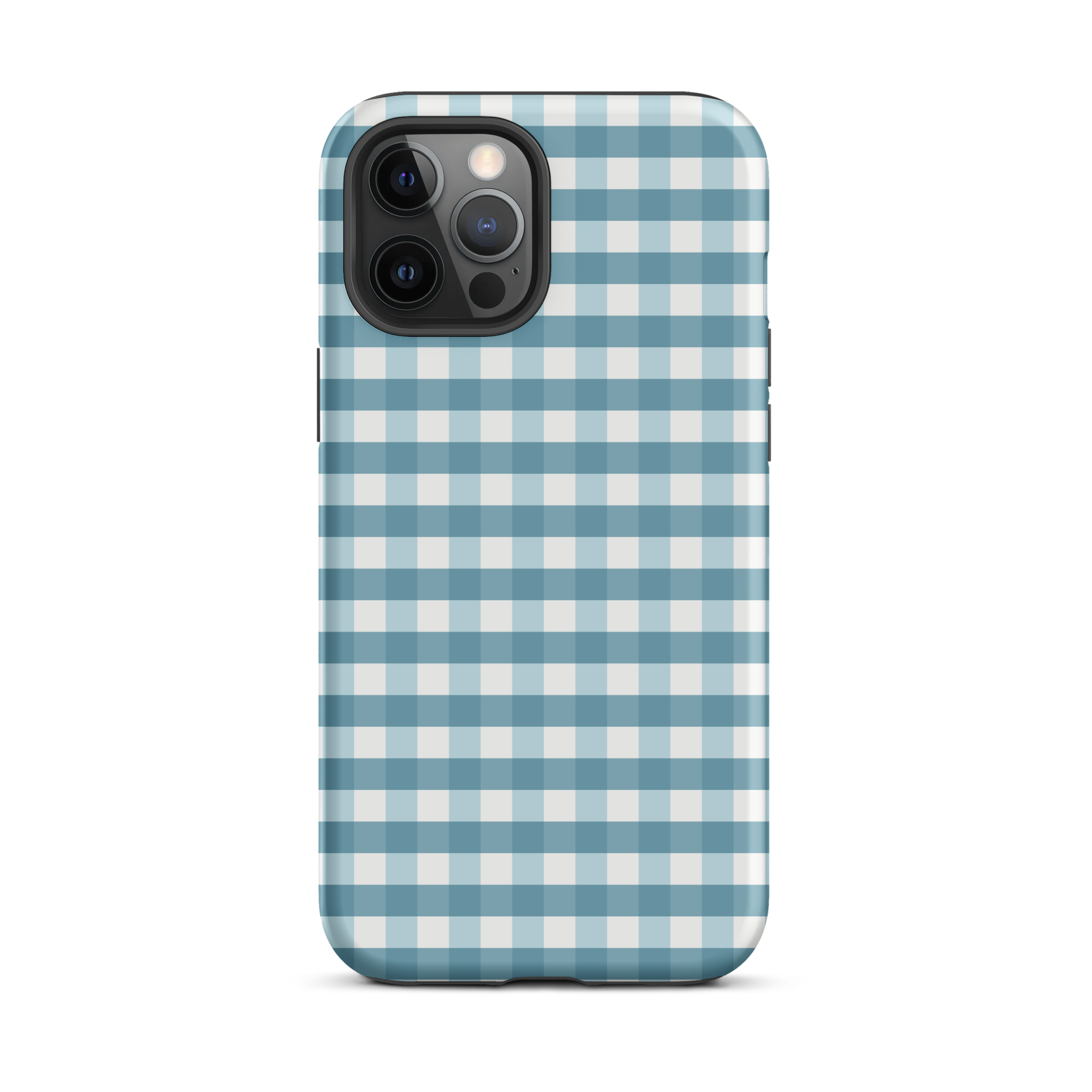 Blue Gingham Tough Case for iPhone®