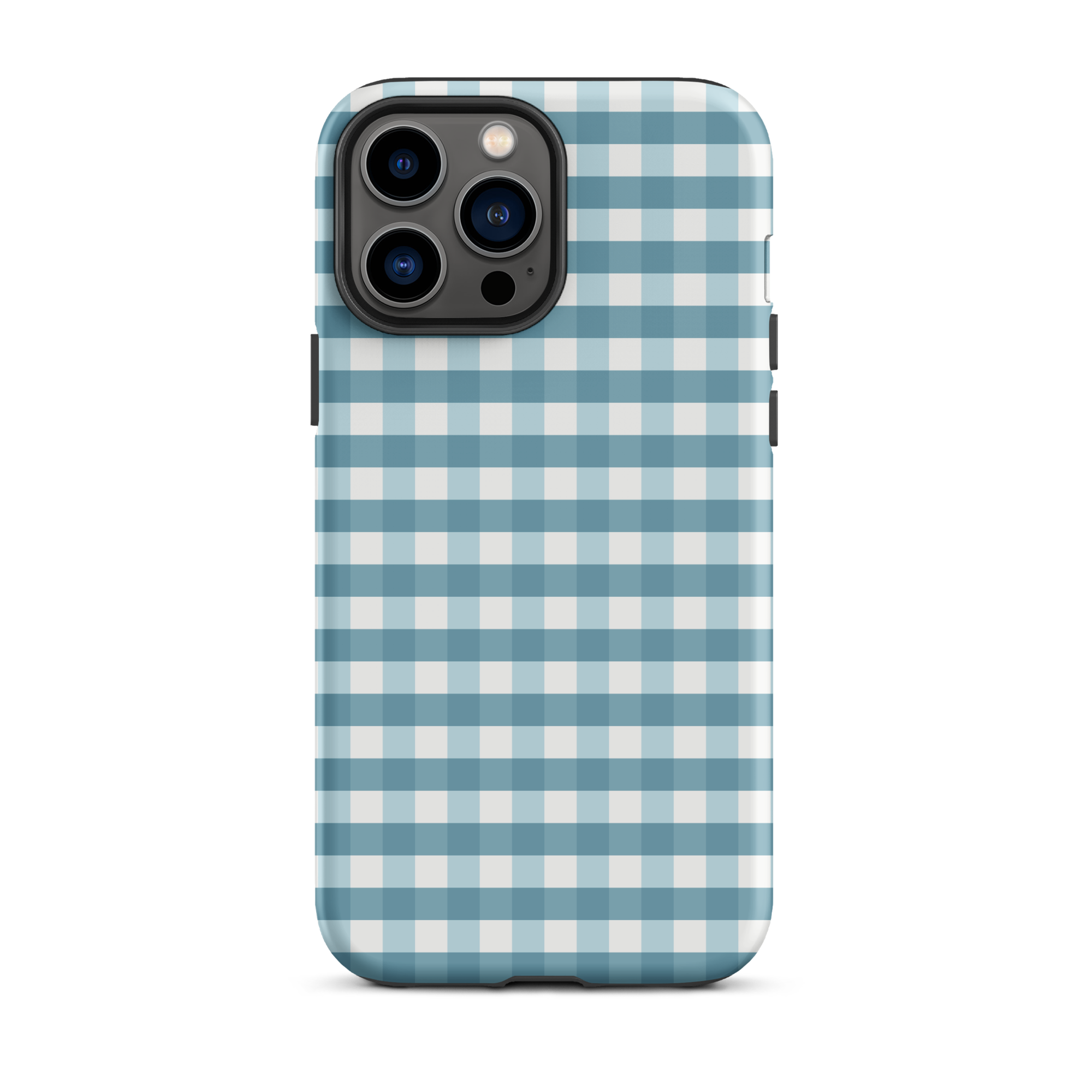 Blue Gingham Tough Case for iPhone®