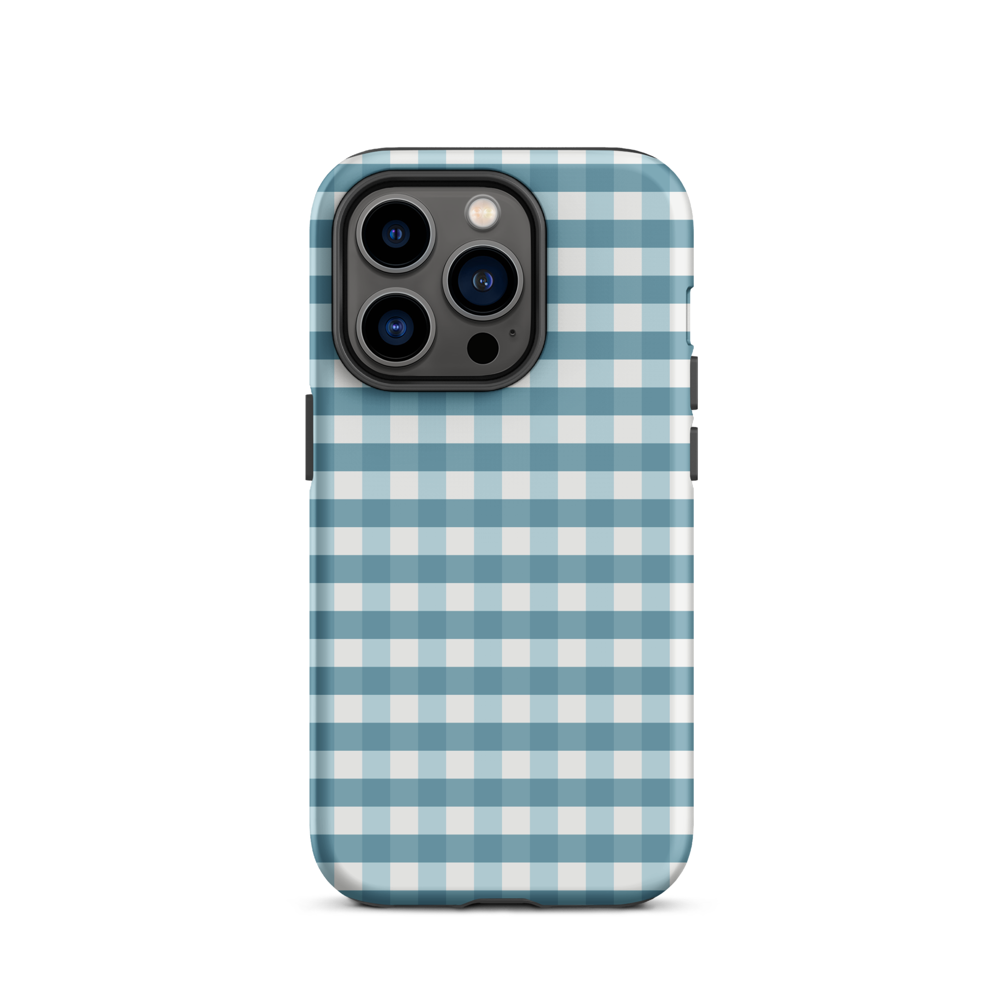 Blue Gingham Tough Case for iPhone®
