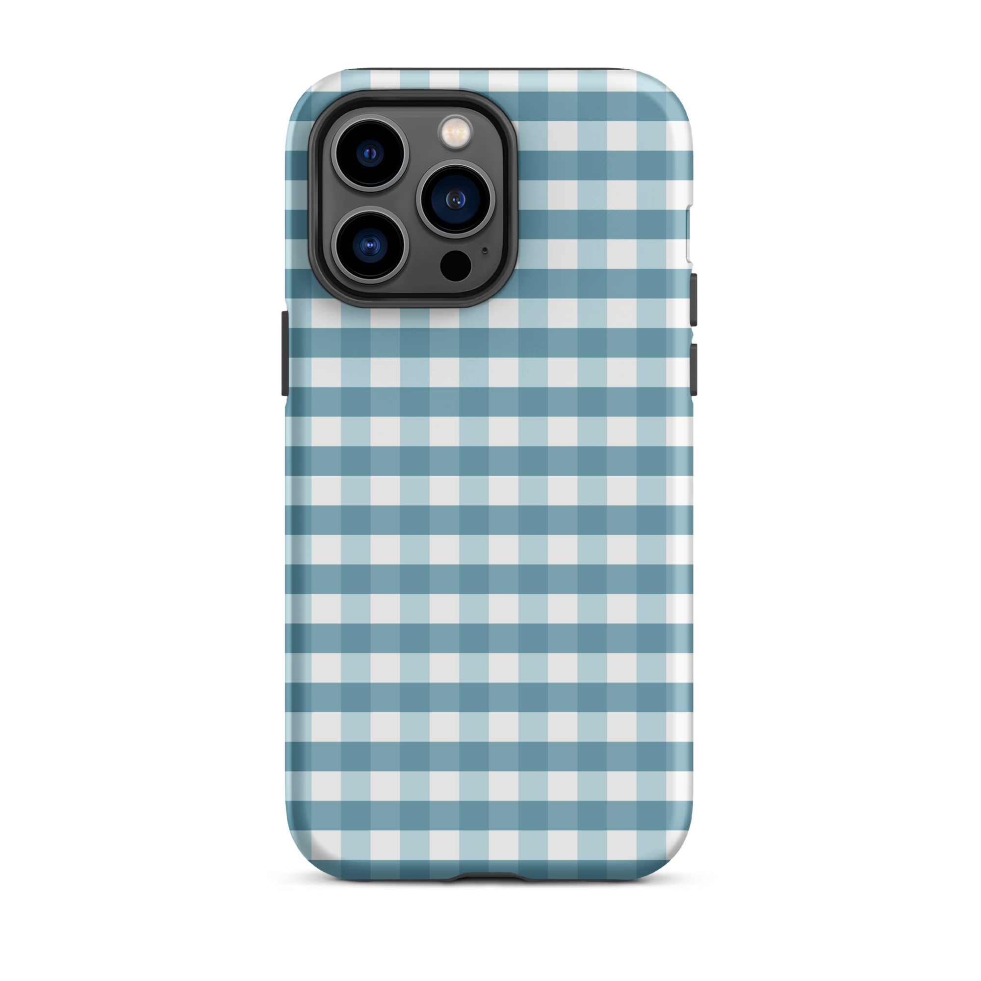 Blue Gingham Tough Case for iPhone®