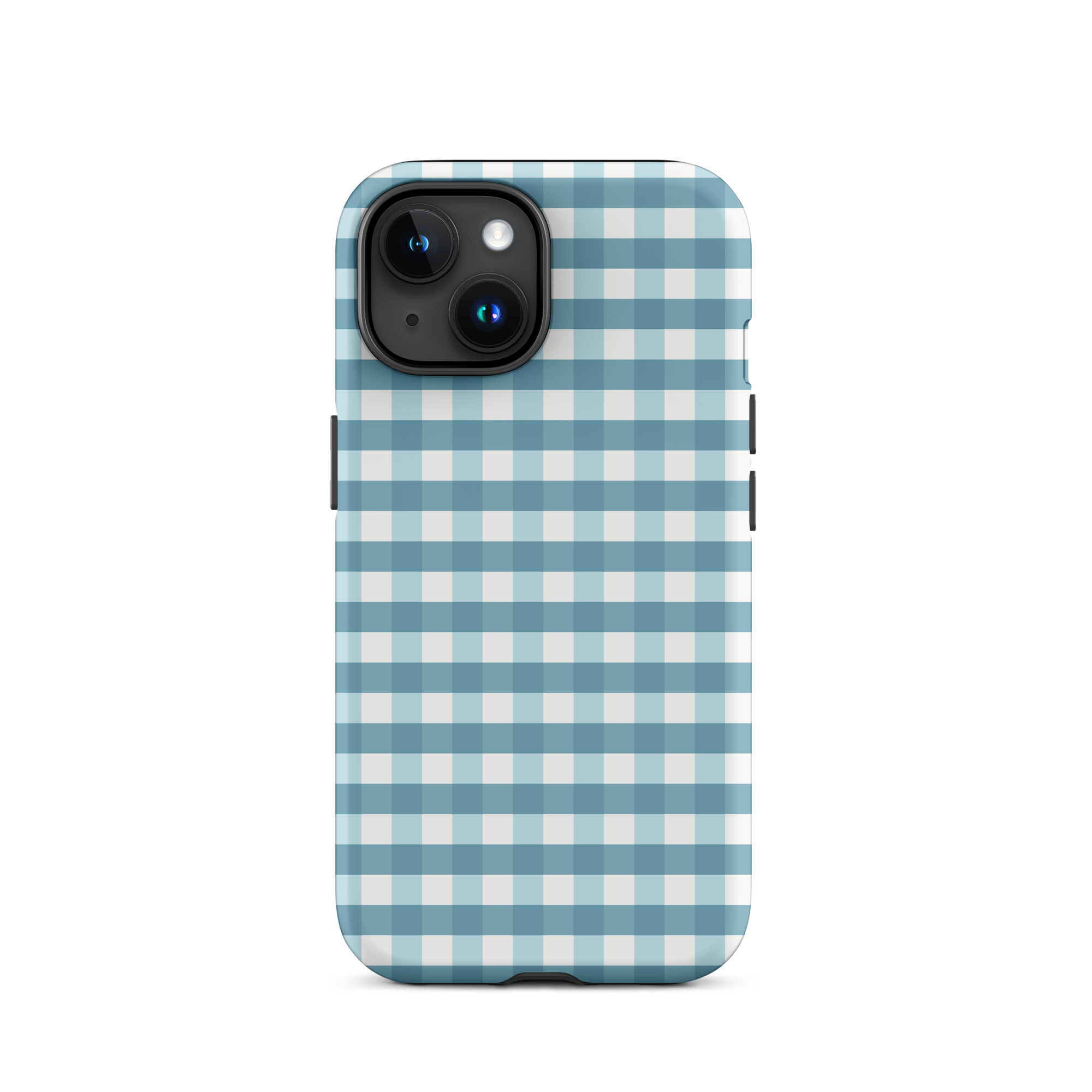 Blue Gingham Tough Case for iPhone®