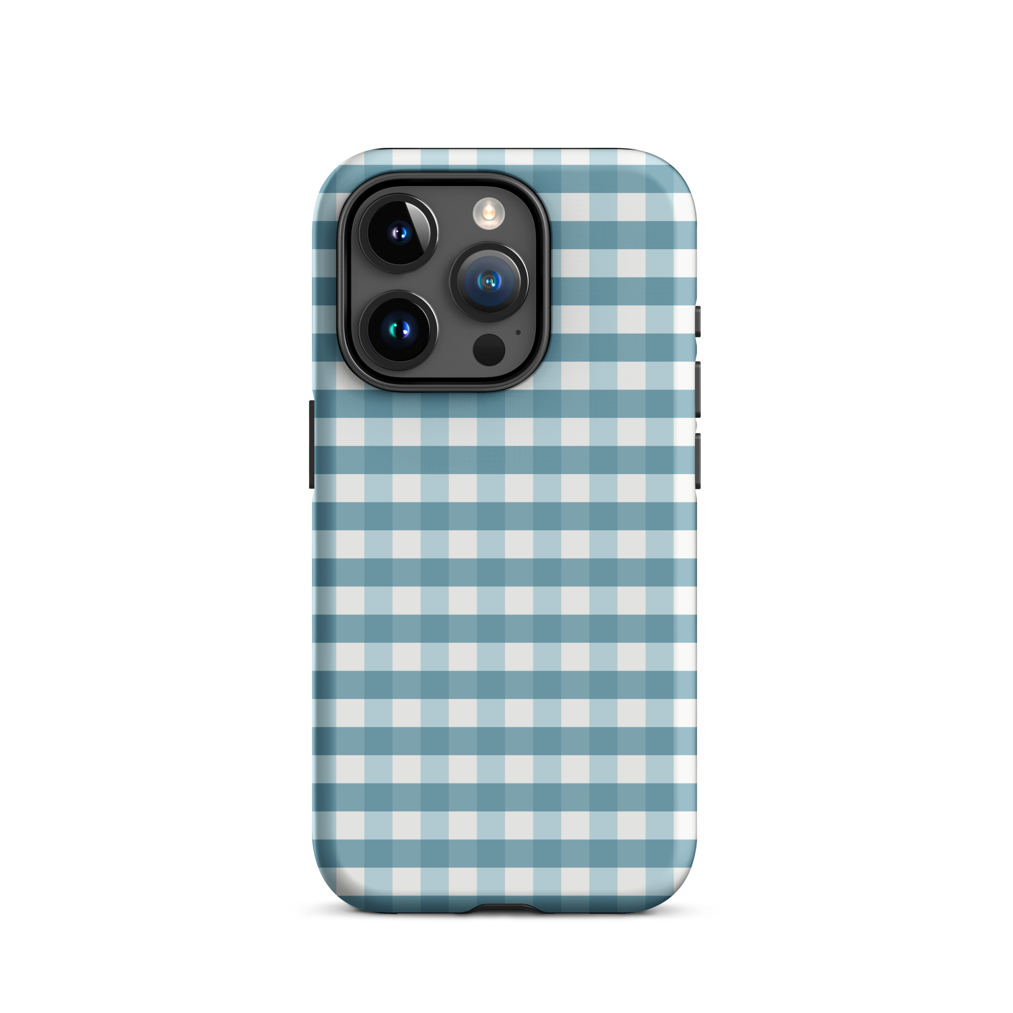 Blue Gingham Tough Case for iPhone®