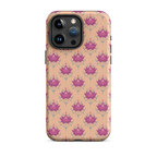 Orange Lotus Tough Case for iPhone®