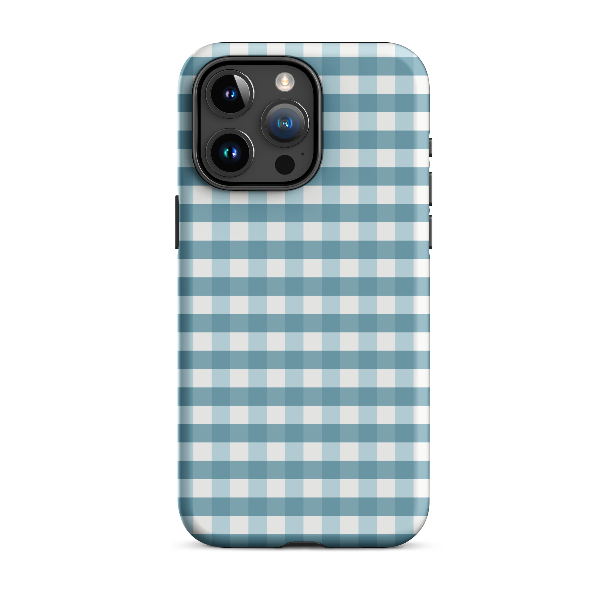 Blue Gingham Tough Case for iPhone®