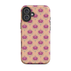 Orange Lotus Tough Case for iPhone®