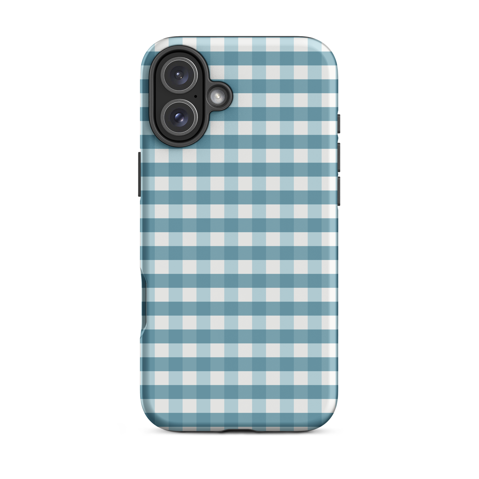 Blue Gingham Tough Case for iPhone®