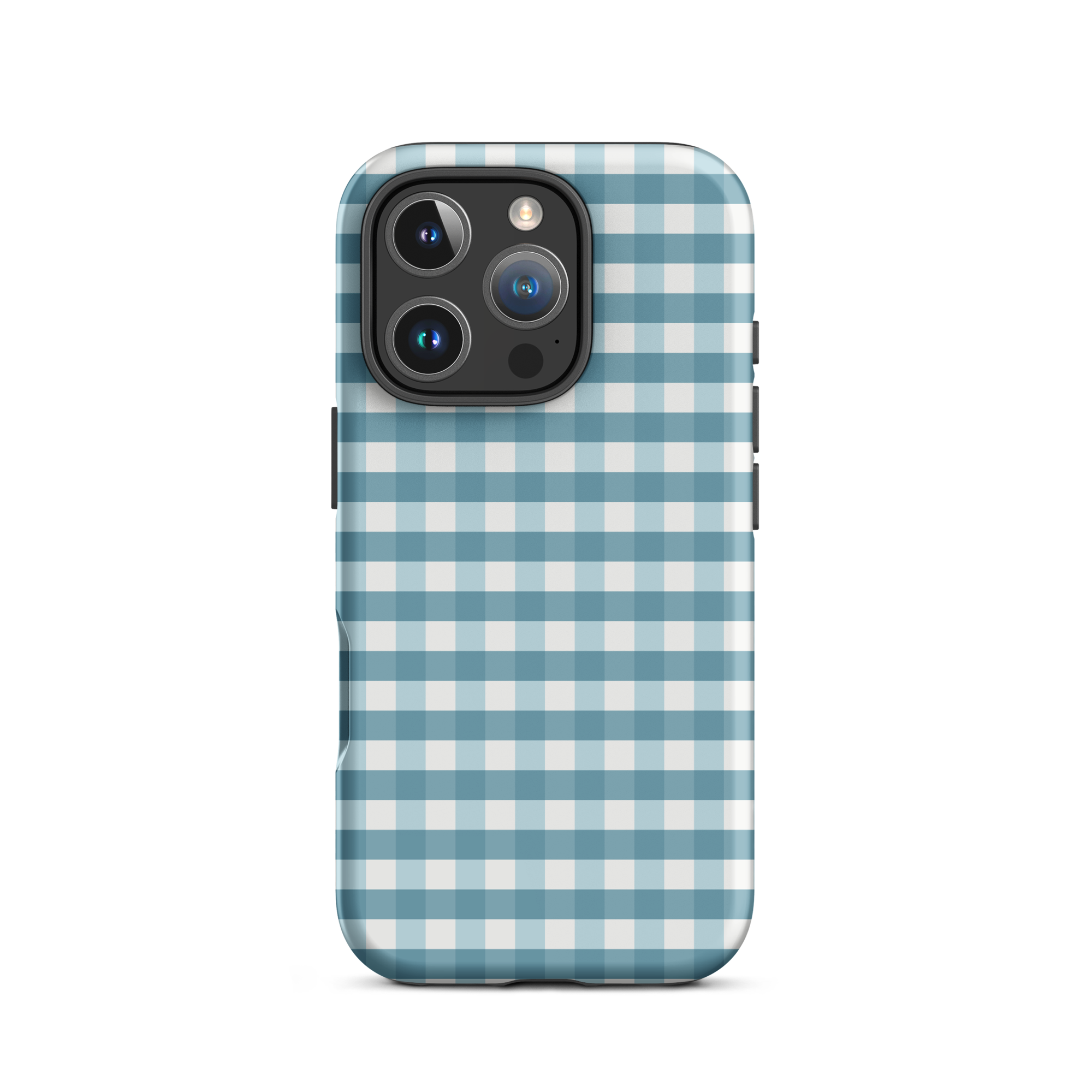 Blue Gingham Tough Case for iPhone®