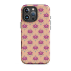 Orange Lotus Tough Case for iPhone®