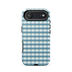Blue Gingham Tough Case for iPhone®