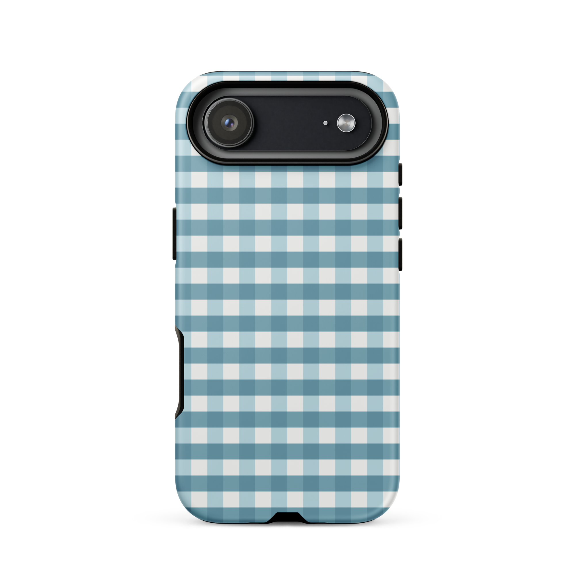 Blue Gingham Tough Case for iPhone®
