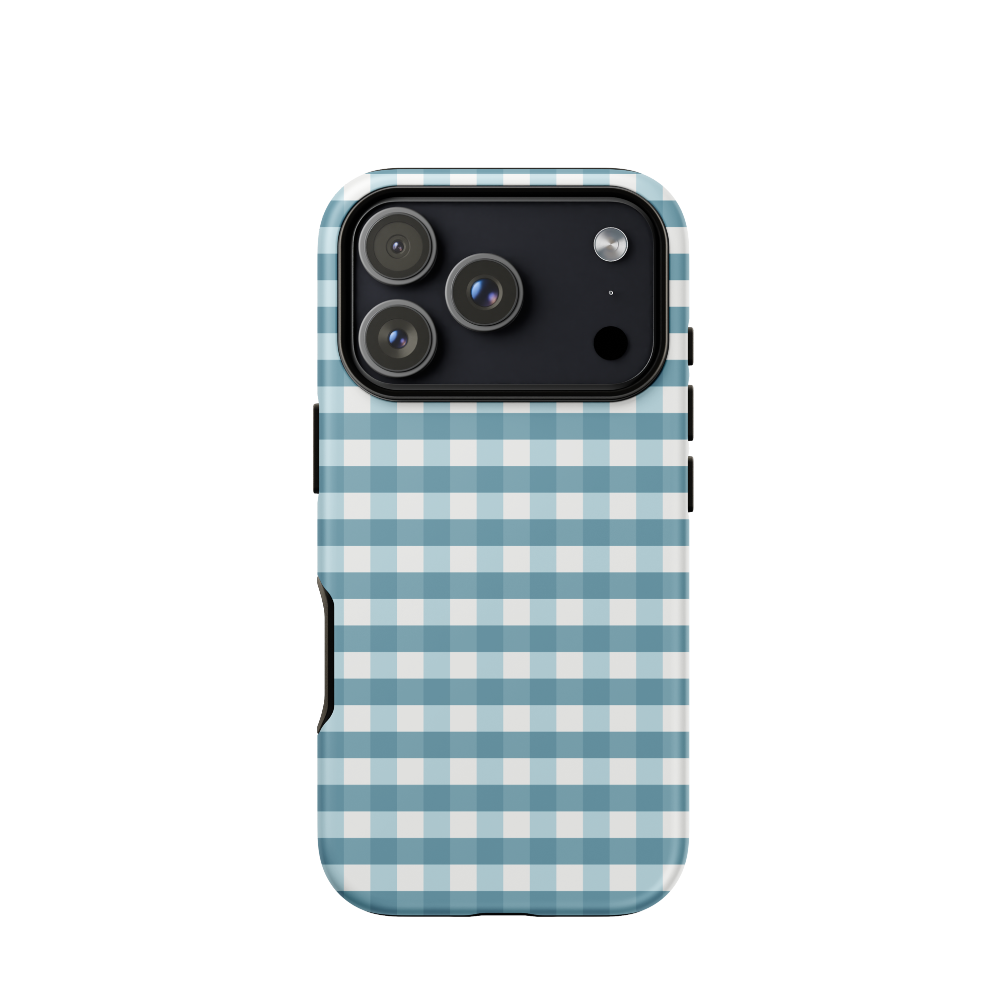 Blue Gingham Tough Case for iPhone®