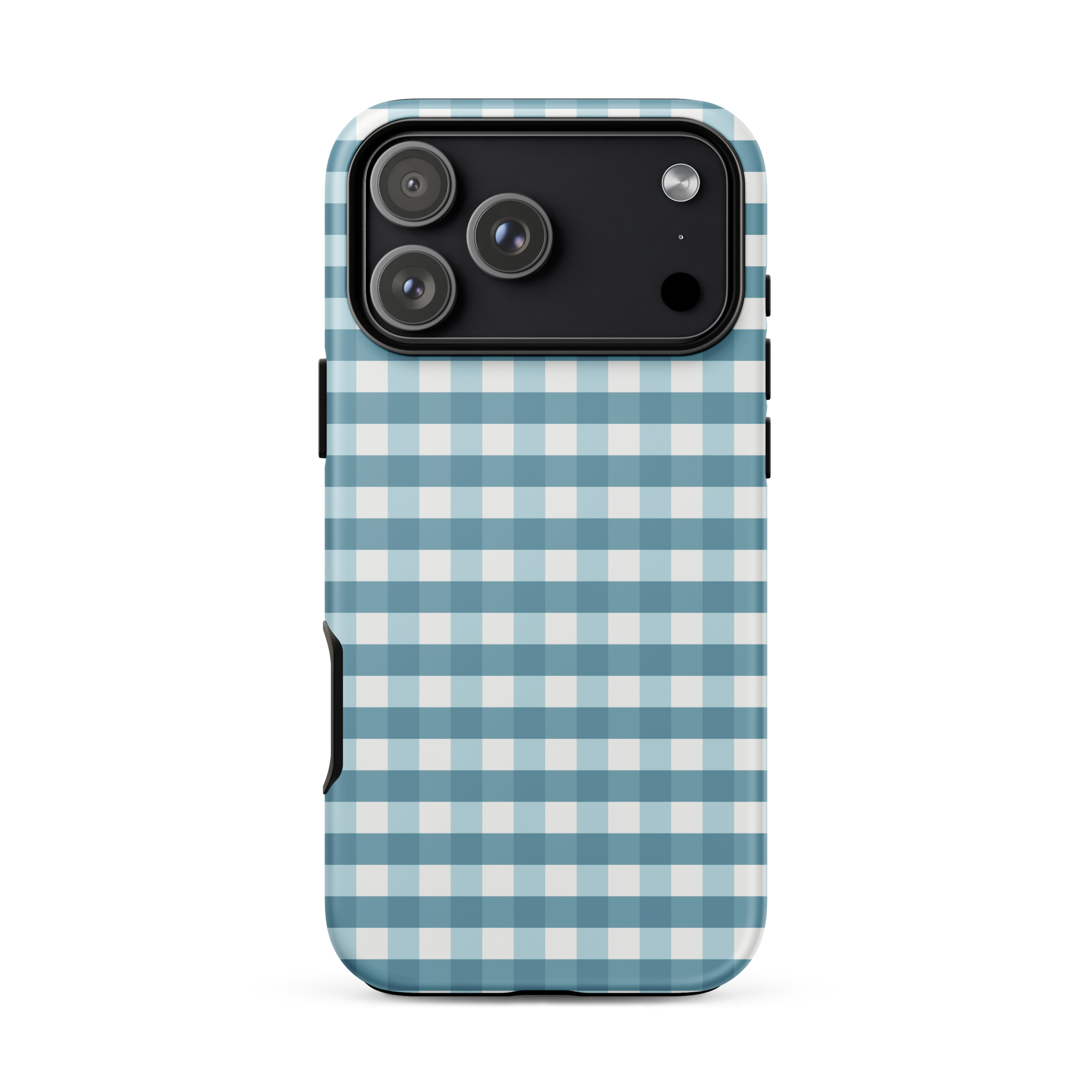 Blue Gingham Tough Case for iPhone®