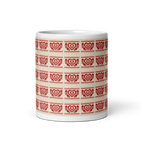 Folk Heart Glossy Mug