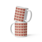 Folk Heart Glossy Mug