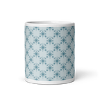 Blue glossy mug