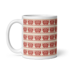 Folk Heart Glossy Mug