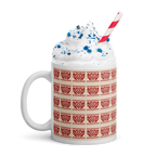 Folk Heart Glossy Mug