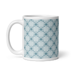 Blue glossy mug