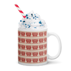 Folk Heart Glossy Mug