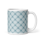 Blue glossy mug