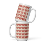 Folk Heart Glossy Mug