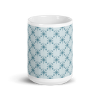 Blue glossy mug