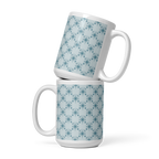 Blue glossy mug