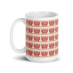Folk Heart Glossy Mug