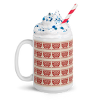Folk Heart Glossy Mug