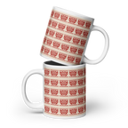 Folk Heart Glossy Mug