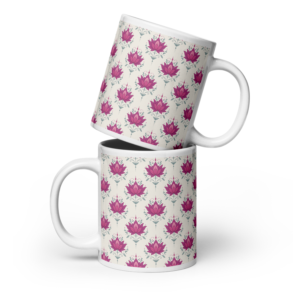 Lotus Glossy Mug