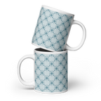 Blue glossy mug