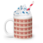 Folk Heart Glossy Mug